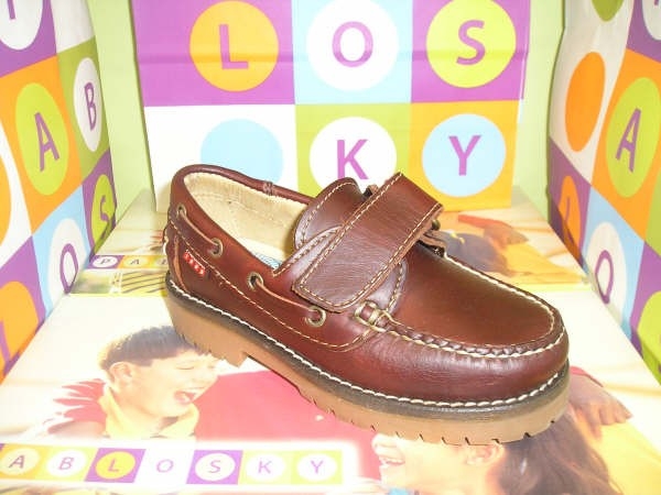 NAUTICO VELCRO MARRON